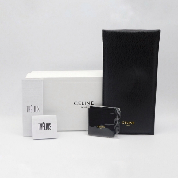 NEW CELINE CL40079I 25N SQUARE WHITE GREEN SUNGLASSES CL 40079I - Picture 5 of 5